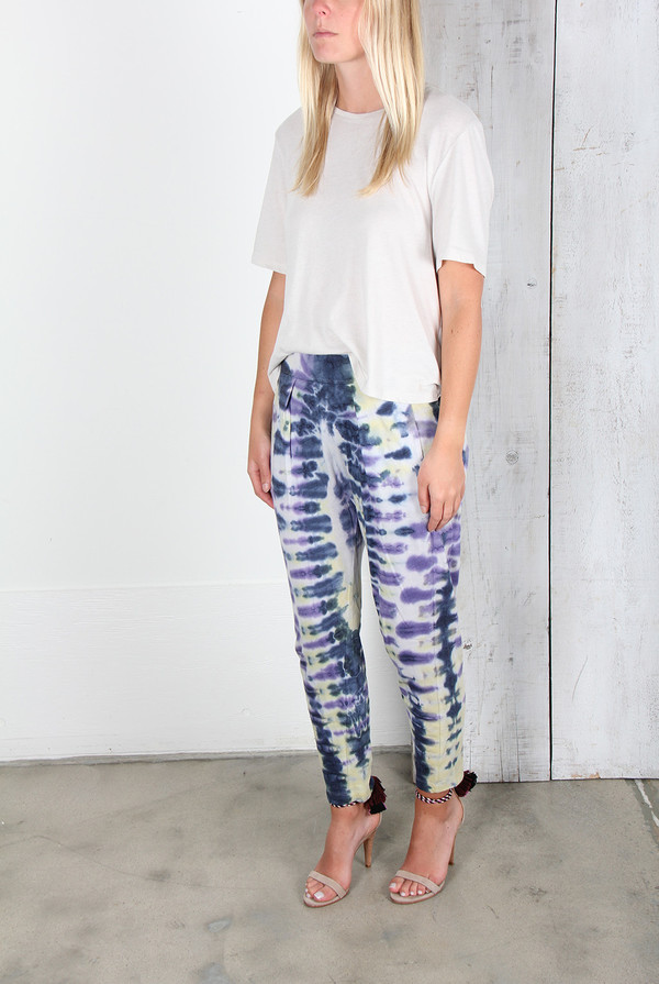 RAQUEL ALLEGRA EASY PANT IN VIOLET TIE DYE RAQUEL ALLEGRA EASY PANT IN VIOLET TIE DYE