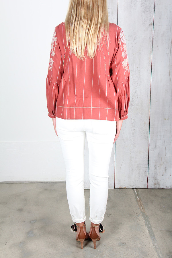 ULLA JOHNSON FLORA BLOUSE ULLA JOHNSON FLORA BLOUSE