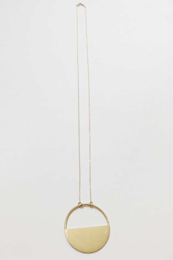 Baleen Half-Open Circle Necklace Baleen Half-Open Circle Necklace