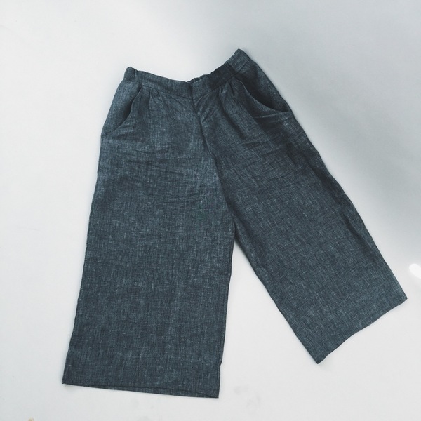 Ali Golden Linen Wide-Leg Pant Ali Golden Linen Wide-Leg Pant