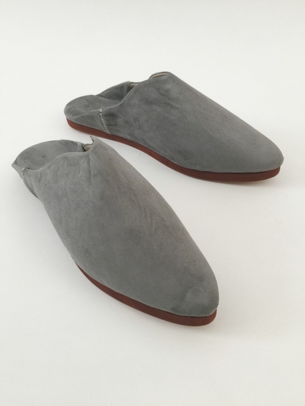 Carrie Forbes Babouche in Grey Suede Carrie Forbes Babouche in Grey Suede