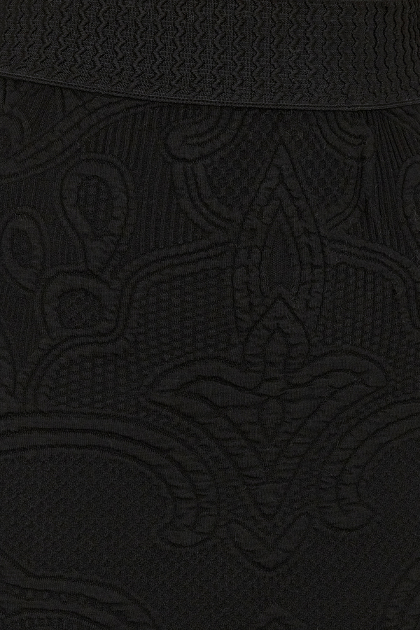 Rodebjer Mandi Black Embossed Pencil Skirt Rodebjer Mandi Black Embossed Pencil Skirt