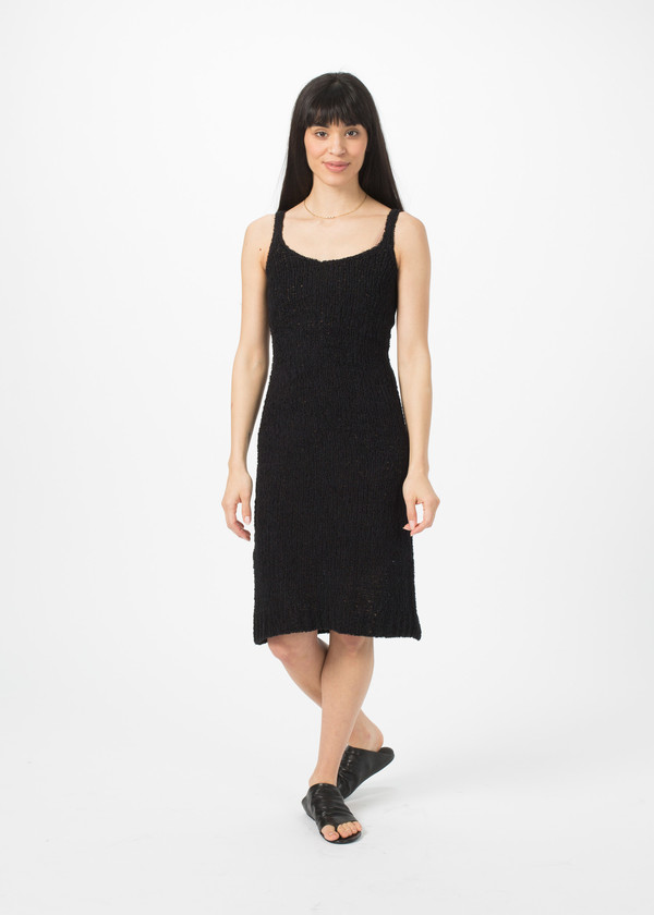 Organic by John Patrick Knit Tank Dress - Black Organic by John Patrick Knit Tank Dress - Black