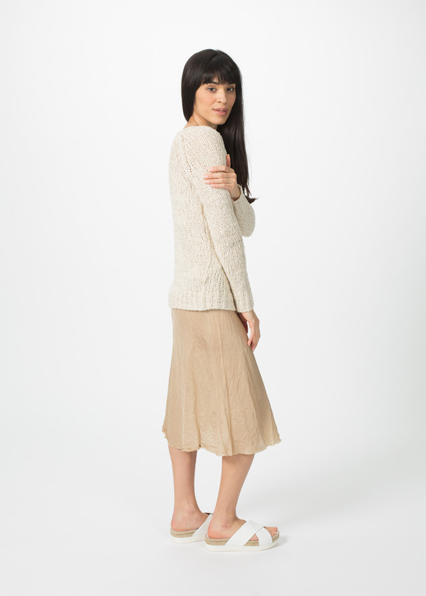 Organic by John Patrick Long Sleeve Pullover - Natural Organic by John Patrick Long Sleeve Pullover - Natural