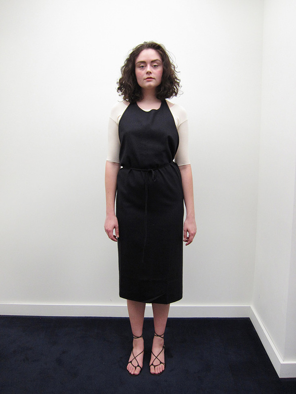 Baserange New Apron Dress, Black Baserange New Apron Dress, Black