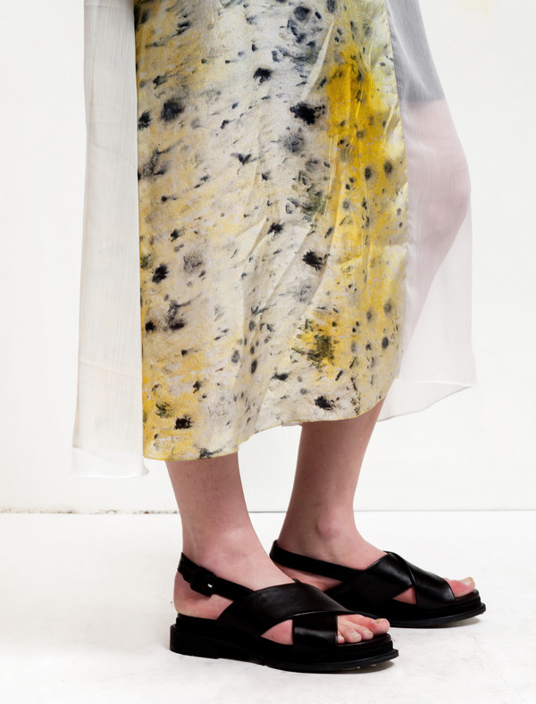 Christopher Raeburn Panelled Sleeveless Dress Saffron Christopher Raeburn Panelled Sleeveless Dress Saffron