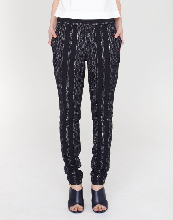 Apiece Apart Luca Pants Black Lezat Stripe Apiece Apart Luca Pants Black Lezat Stripe