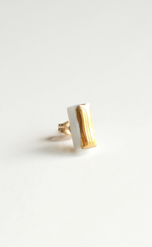 Jujumade gold bar earring Jujumade gold bar earring