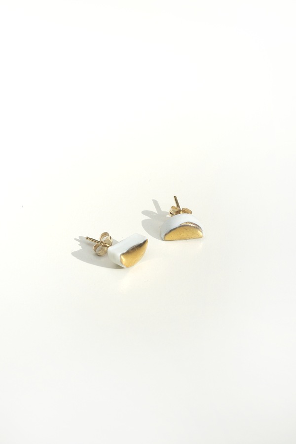 Jujumade 14K gold half moon earring Jujumade 14K gold half moon earring