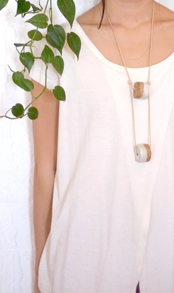 Jujumade double cylinder necklace Jujumade double cylinder necklace
