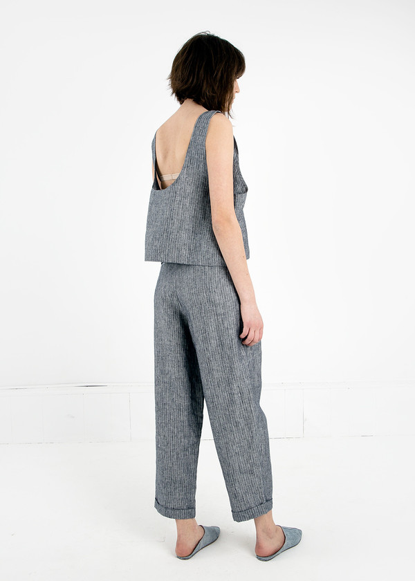 Study NY Grey Stripe Hollywood Pant Study NY Grey Stripe Hollywood Pant