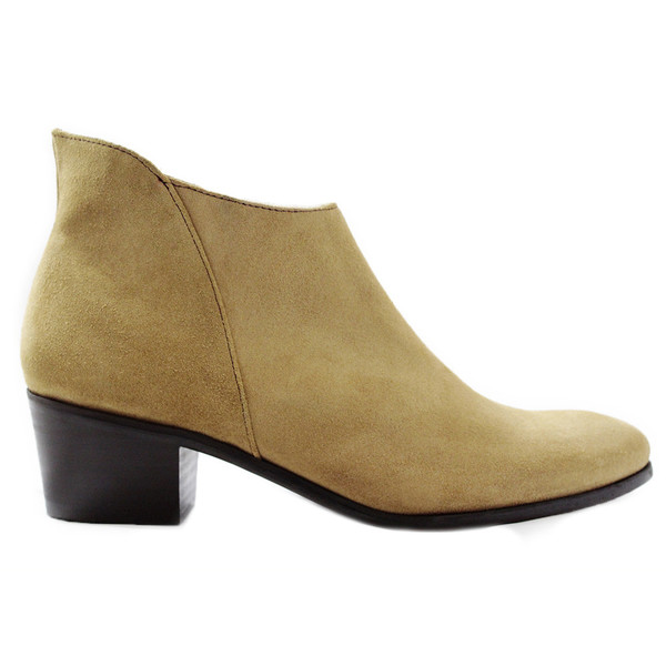 Cartel Footwear Bootie - Clara Beige Suede Cartel Footwear Bootie - Clara Beige Suede