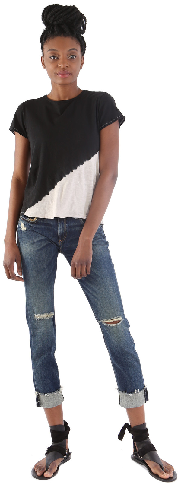 Rag & Bone Classic Bleach Out Tee Rag & Bone Classic Bleach Out Tee