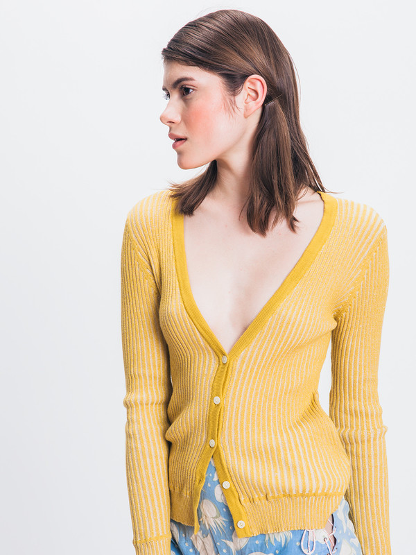 MICAELA GREG RIB CARDIGAN MICAELA GREG RIB CARDIGAN