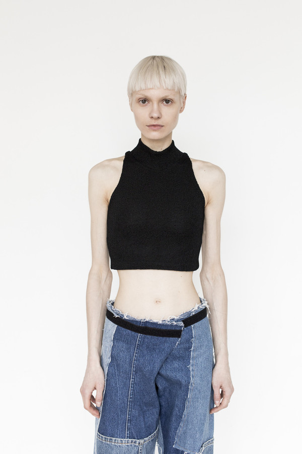 Markoo Blend Knit Crop Top Markoo Blend Knit Crop Top