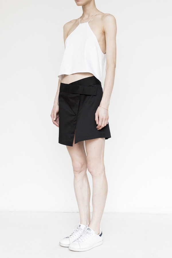 Index Cotton Halter Top - White Index Cotton Halter Top - White
