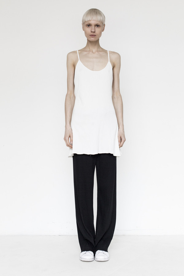 Assembly Cotton Ribbed Camisole - White Assembly Cotton Ribbed Camisole - White