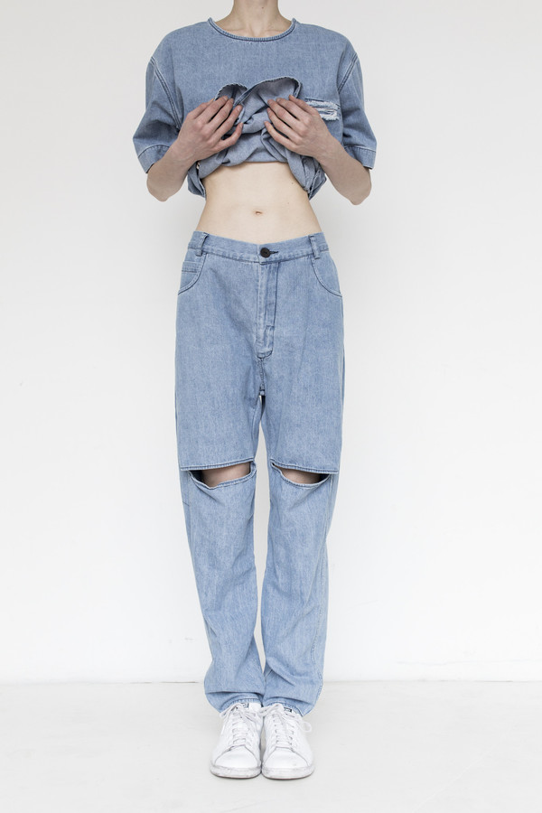 69 Cotton Slit Pant 69 Cotton Slit Pant