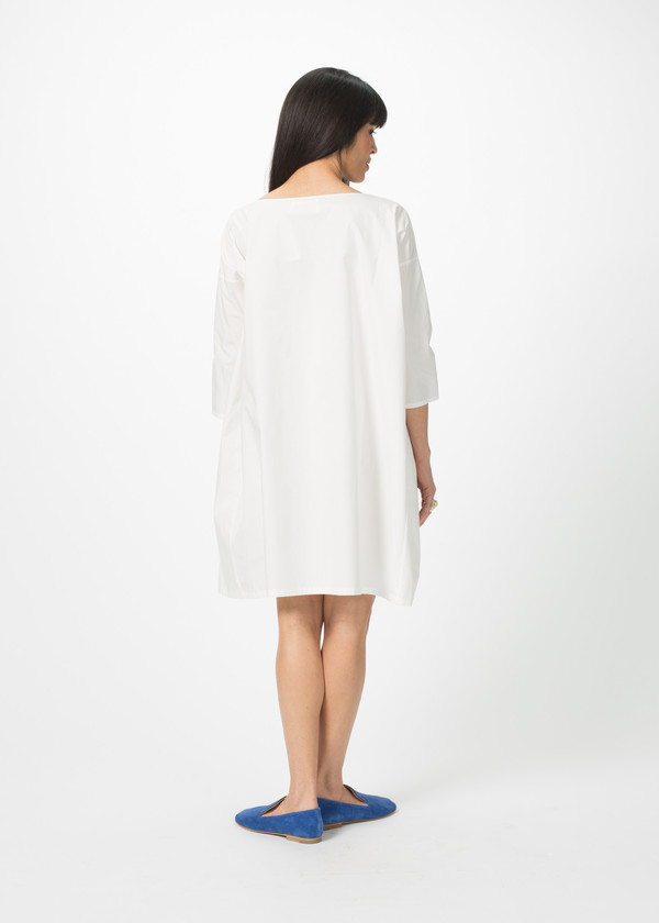 Organic by John Patrick Broadcloth Slim Sleeve Dress Organic by John Patrick Broadcloth Slim Sleeve Dress