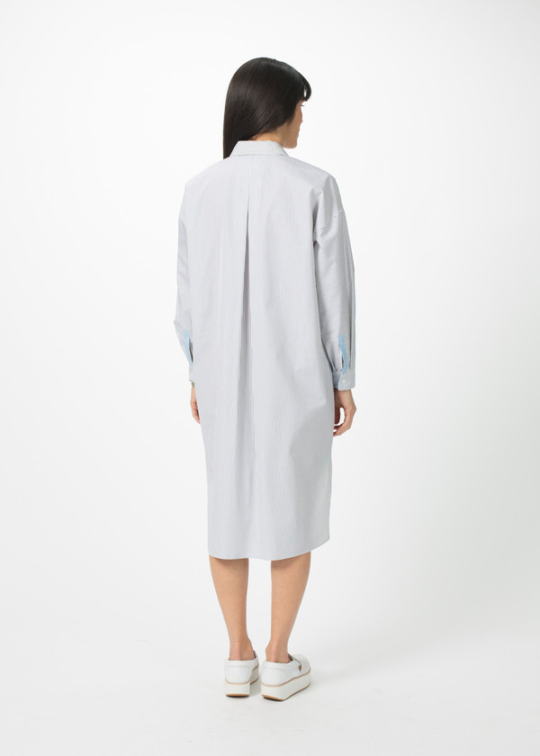 Odeeh Shirtdress with Stripe Trim Odeeh Shirtdress with Stripe Trim