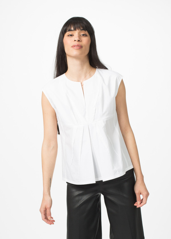 Odeeh Sleeveless Gathered Top Odeeh Sleeveless Gathered Top