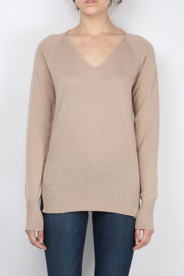 Ma'ry'ya Cotton Cashmere V-Neck Ma'ry'ya Cotton Cashmere V-Neck