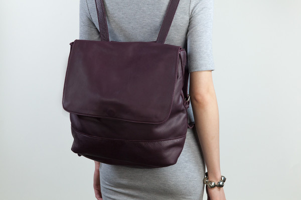 Clyde Room Backpack in Ox Blood Leather Clyde Room Backpack in Ox Blood Leather