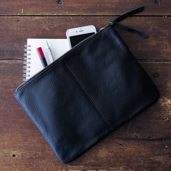 Erica Tanov leather clutch Erica Tanov leather clutch