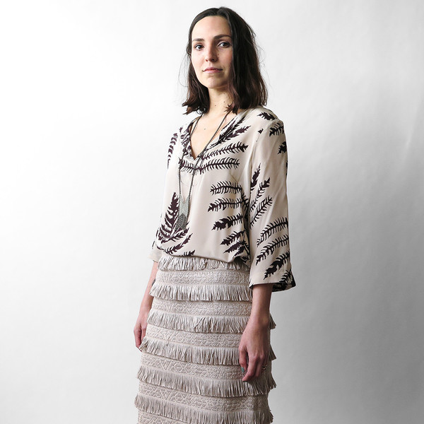 Erica Tanov smith fringe skirt Erica Tanov smith fringe skirt