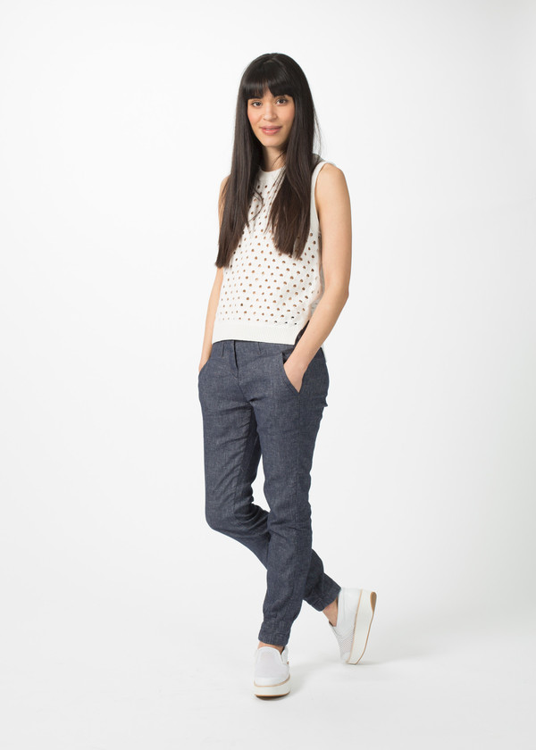 Sayaka Davis Sleeveless Eyelet Knit Sayaka Davis Sleeveless Eyelet Knit
