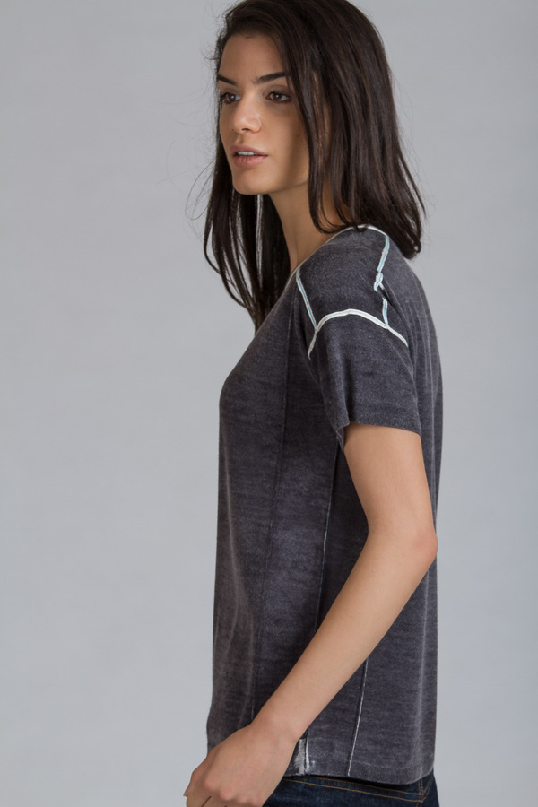Paychi Guh Square Tee Graphite Paychi Guh Square Tee Graphite