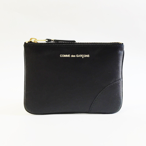 Comme des Garcons - Classic Leather Small Black Zip-up Pouch Comme des Garcons - Classic Leather Small Black Zip-up Pouch