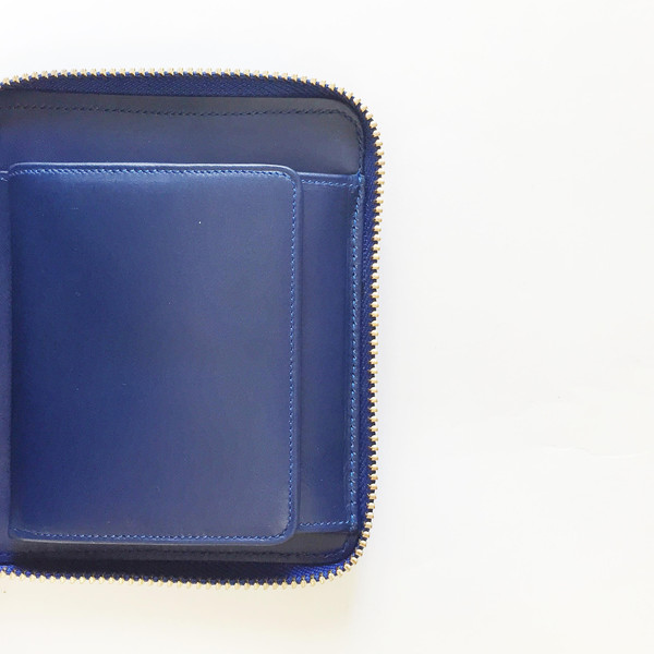 Comme des Garcons - Luxury Group Blue French Wallet Comme des Garcons - Luxury Group Blue French Wallet