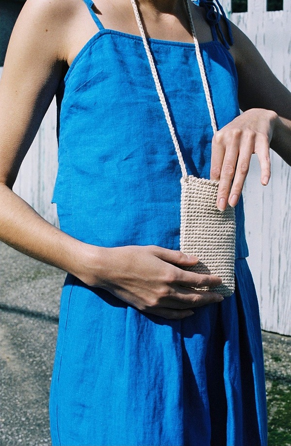 Lauren Manoogian Crochet Pouch - crudo Lauren Manoogian Crochet Pouch - crudo