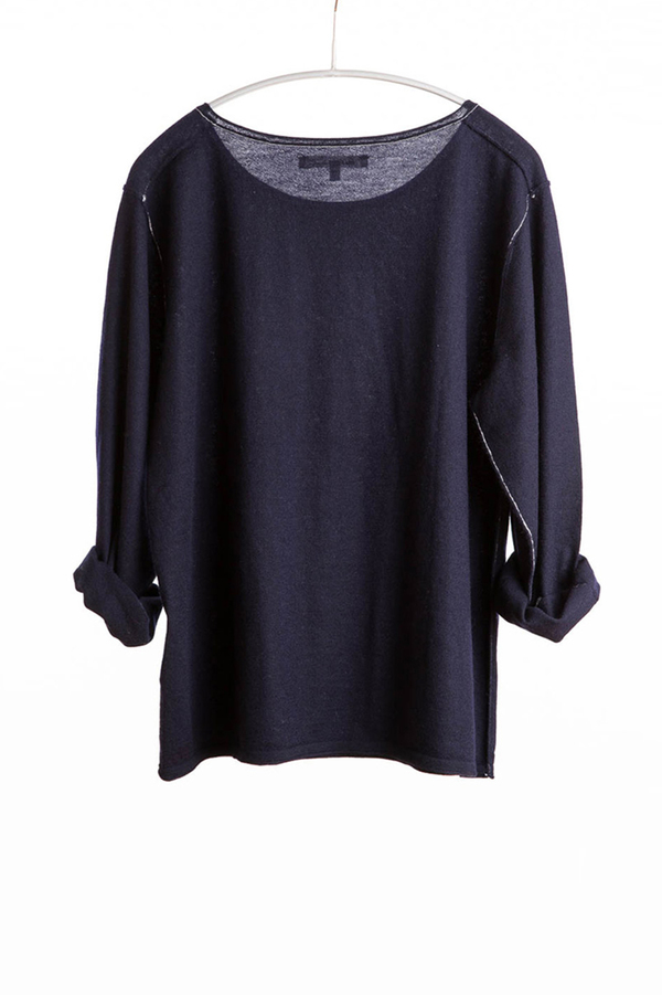 Paychi Guh Cashmere Everyday Scoop Navy Paychi Guh Cashmere Everyday Scoop Navy