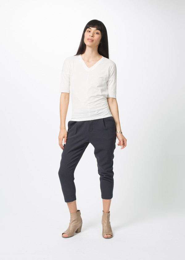 Kristensen du Nord Hi-Lo V-Neck Tee Kristensen du Nord Hi-Lo V-Neck Tee