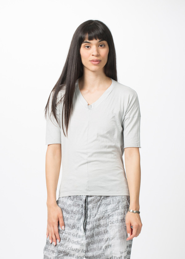 Kristensen du Nord Hi-Lo V-Neck Tee Kristensen du Nord Hi-Lo V-Neck Tee