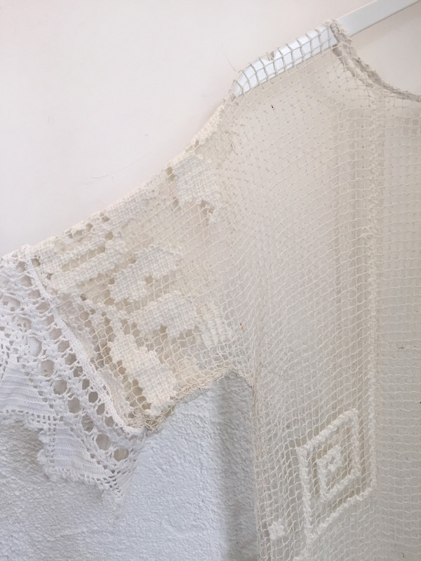 Place Nationale Sleeved Kaftan Crochet Maxi Dress Place Nationale Sleeved Kaftan Crochet Maxi Dress