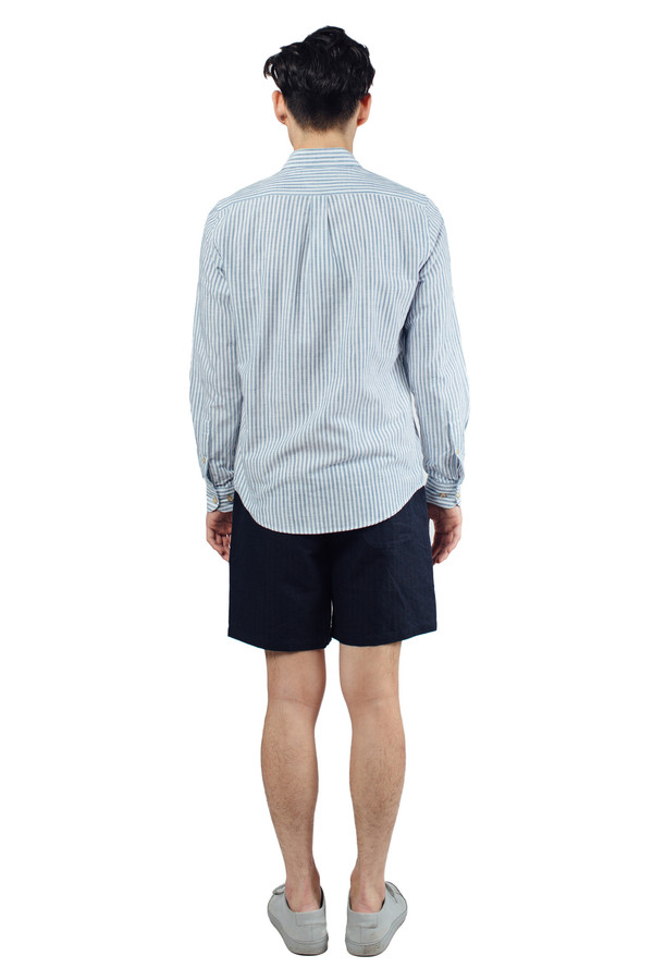 Men's Portuguese Flannel Espiga Buttondown Blue Men's Portuguese Flannel Espiga Buttondown Blue