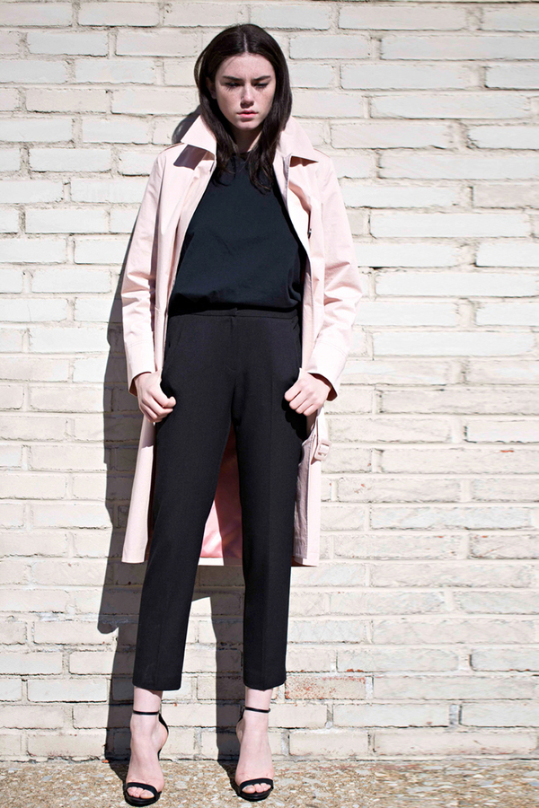 Lookast Soft Trench Coat- Blush Lookast Soft Trench Coat- Blush