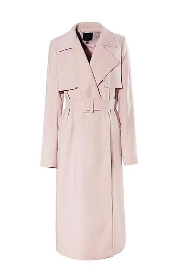 Lookast Soft Trench Coat- Blush Lookast Soft Trench Coat- Blush