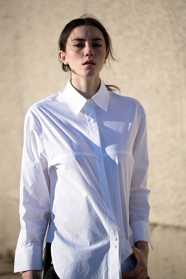 Lookast White Cotton Shirt Lookast White Cotton Shirt