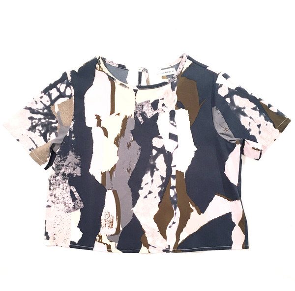 Native Youth Graphic Coastal Box Top Native Youth Graphic Coastal Box Top