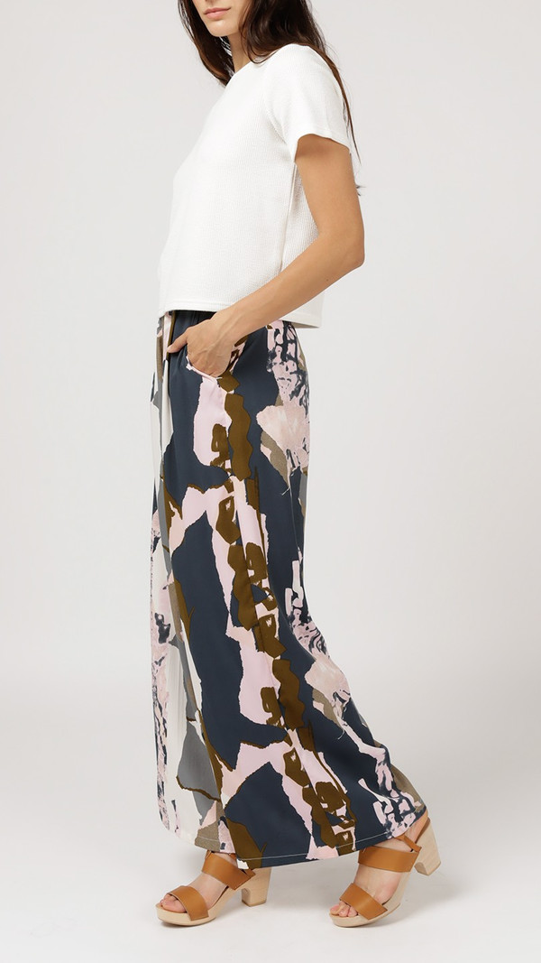 Native Youth Graphic Coastal Wide Leg Trouser Native Youth Graphic Coastal Wide Leg Trouser