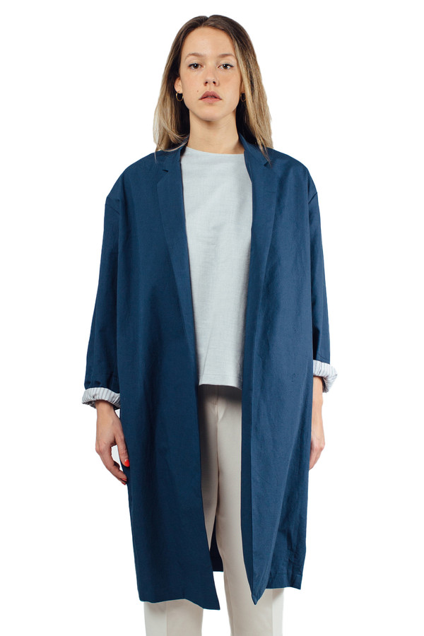 WU+SEN Siine Coat Navy WU+SEN Siine Coat Navy