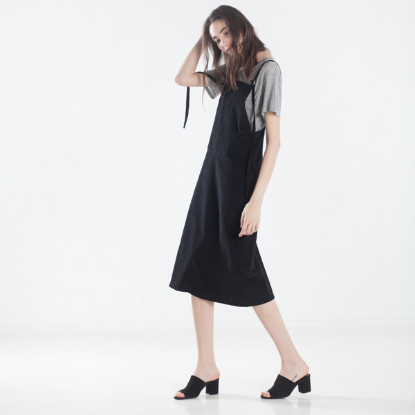 Baserange Overall Dress Fine corduroy Baserange Overall Dress Fine corduroy