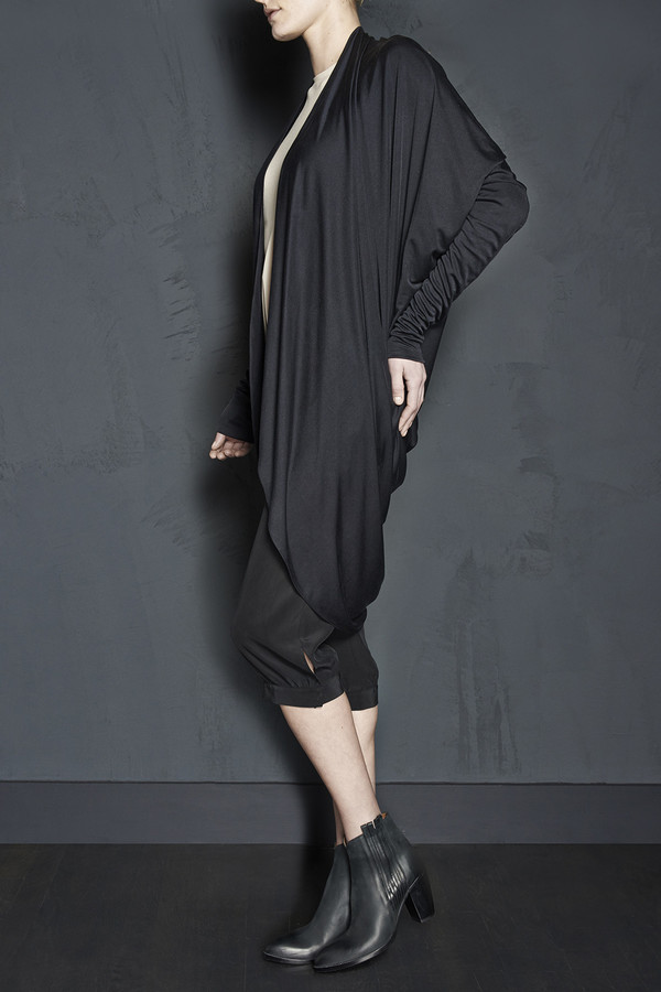 KES Long Draped Cocoon Cardigan KES Long Draped Cocoon Cardigan