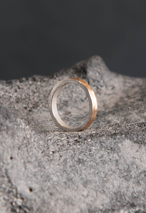 Petra Dömling Pink Gold Smooth Ring Petra Dömling Pink Gold Smooth Ring