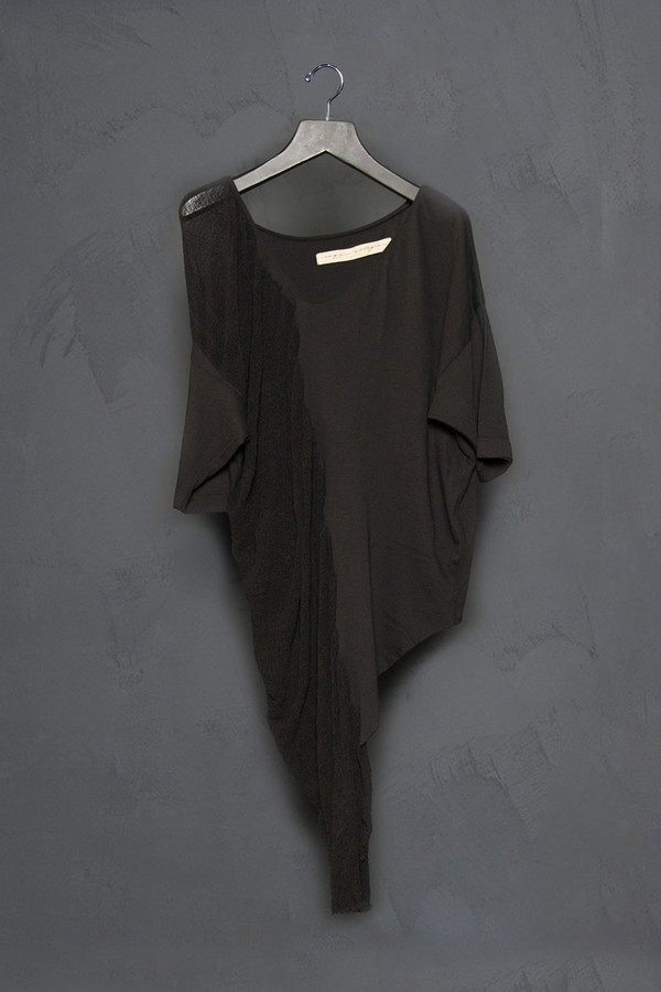 Raquel Allegra Half Shred Tee Raquel Allegra Half Shred Tee