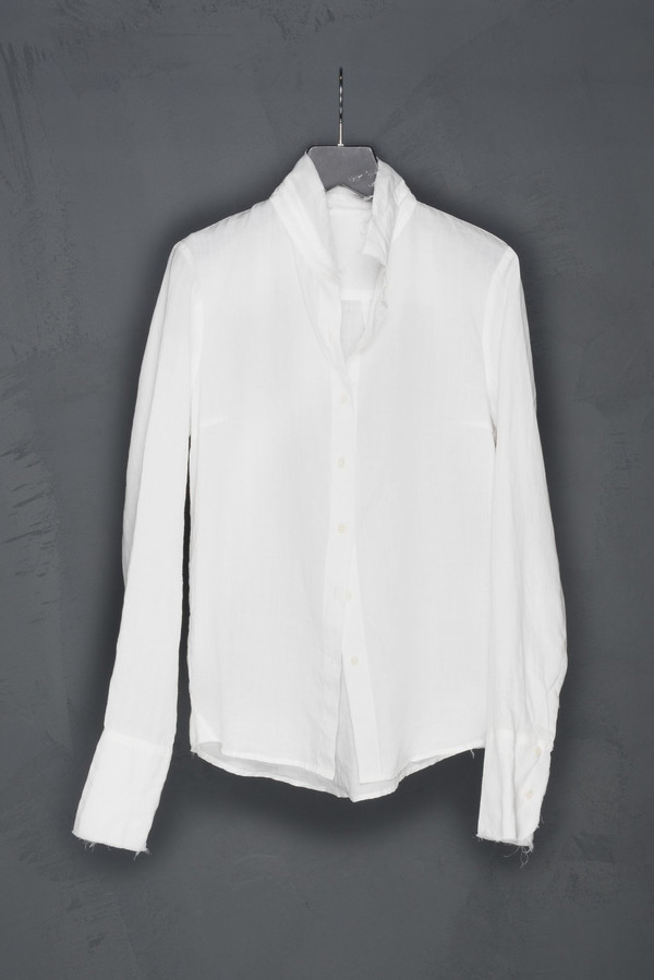 Raw Edge Linen Button Up Raw Edge Linen Button Up
